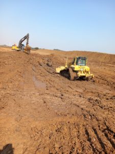 Yew Tree Farm Lake in progress 4