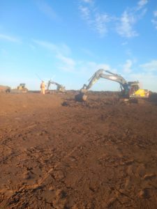Yew Tree Farm Lake in progress 5